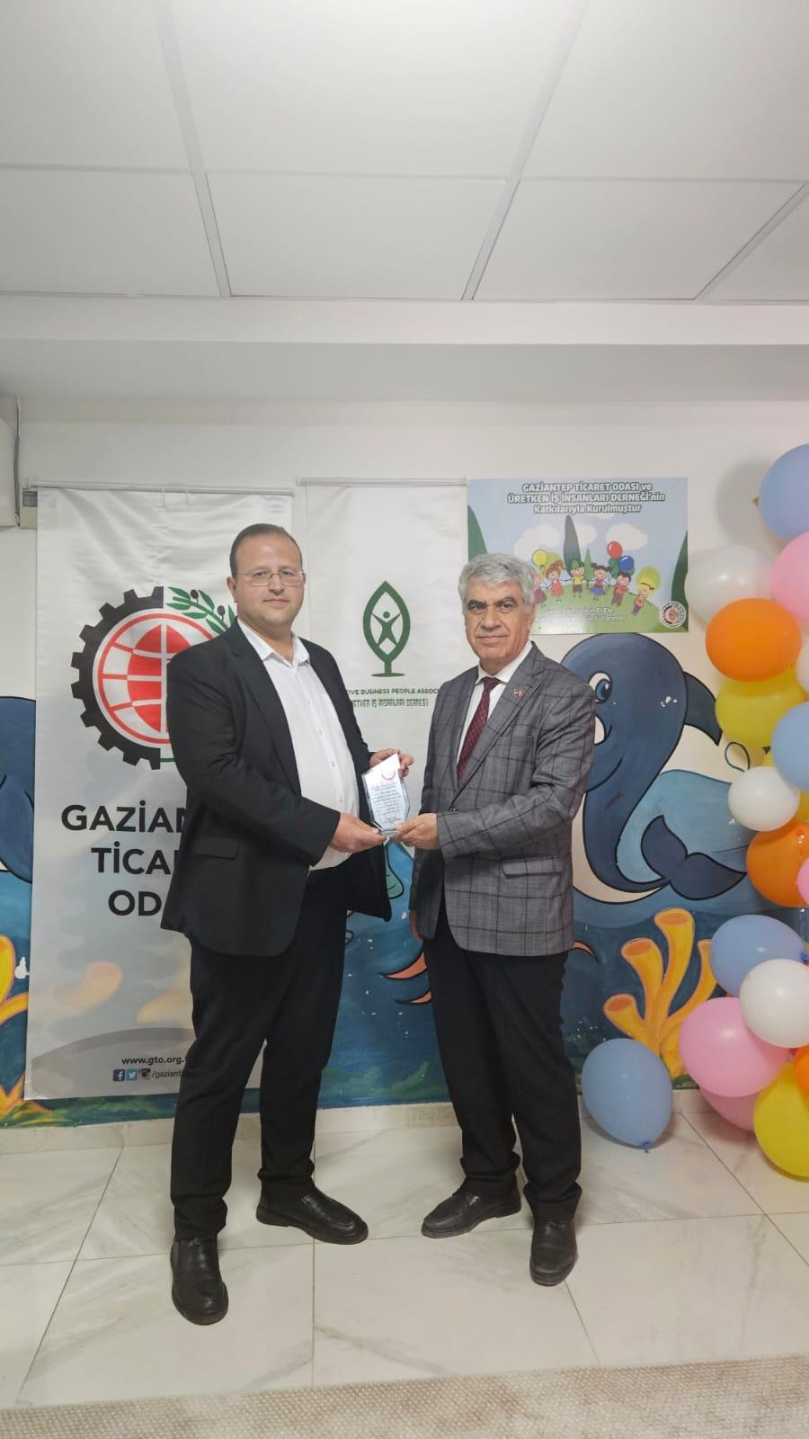 gaziantep ticari odası ile ortaklaşa gerçekleştirdiğimiz adıyaman yuvam anaokulu projesi ödül töreni